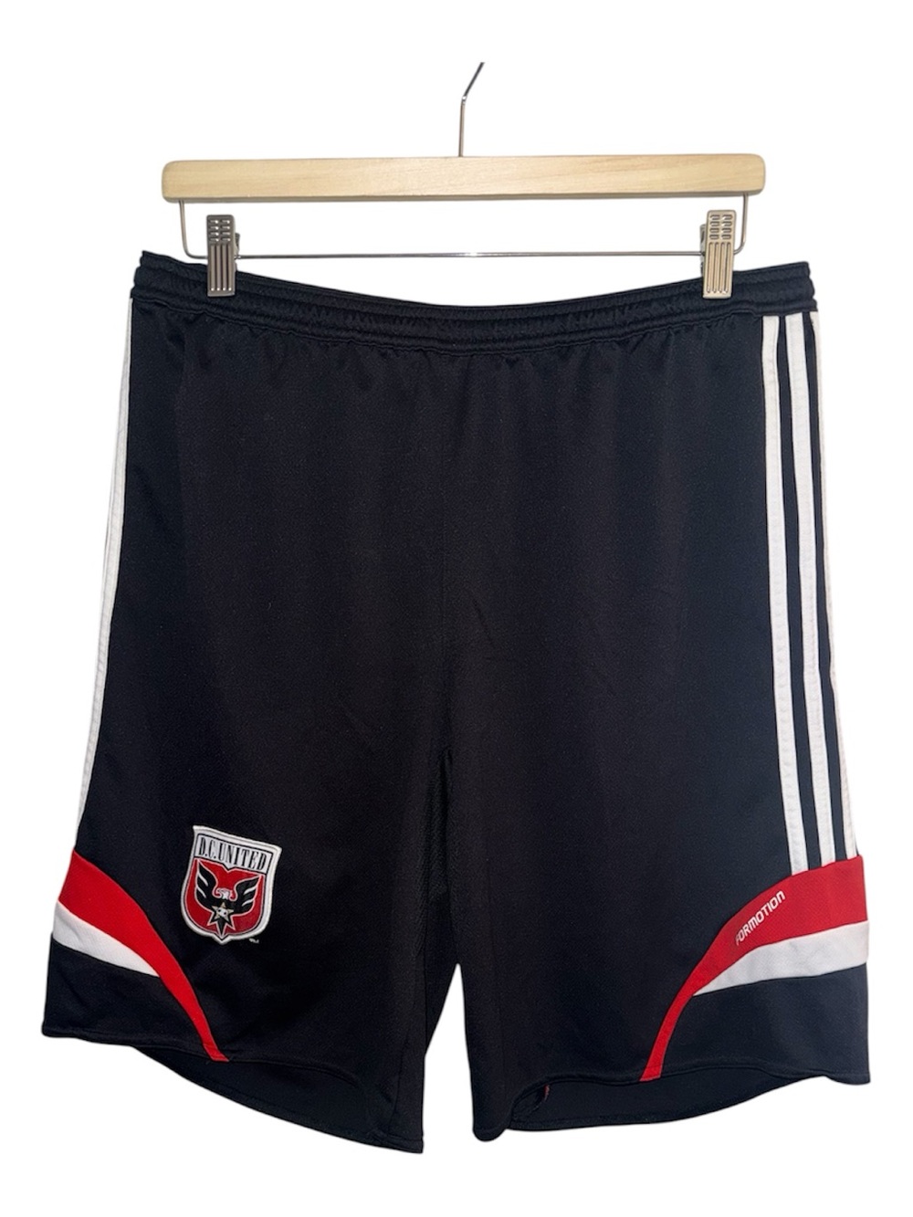 Adidas Clima365 Formotion MLS D.C. United Soccer Shorts Black Men's Size XL